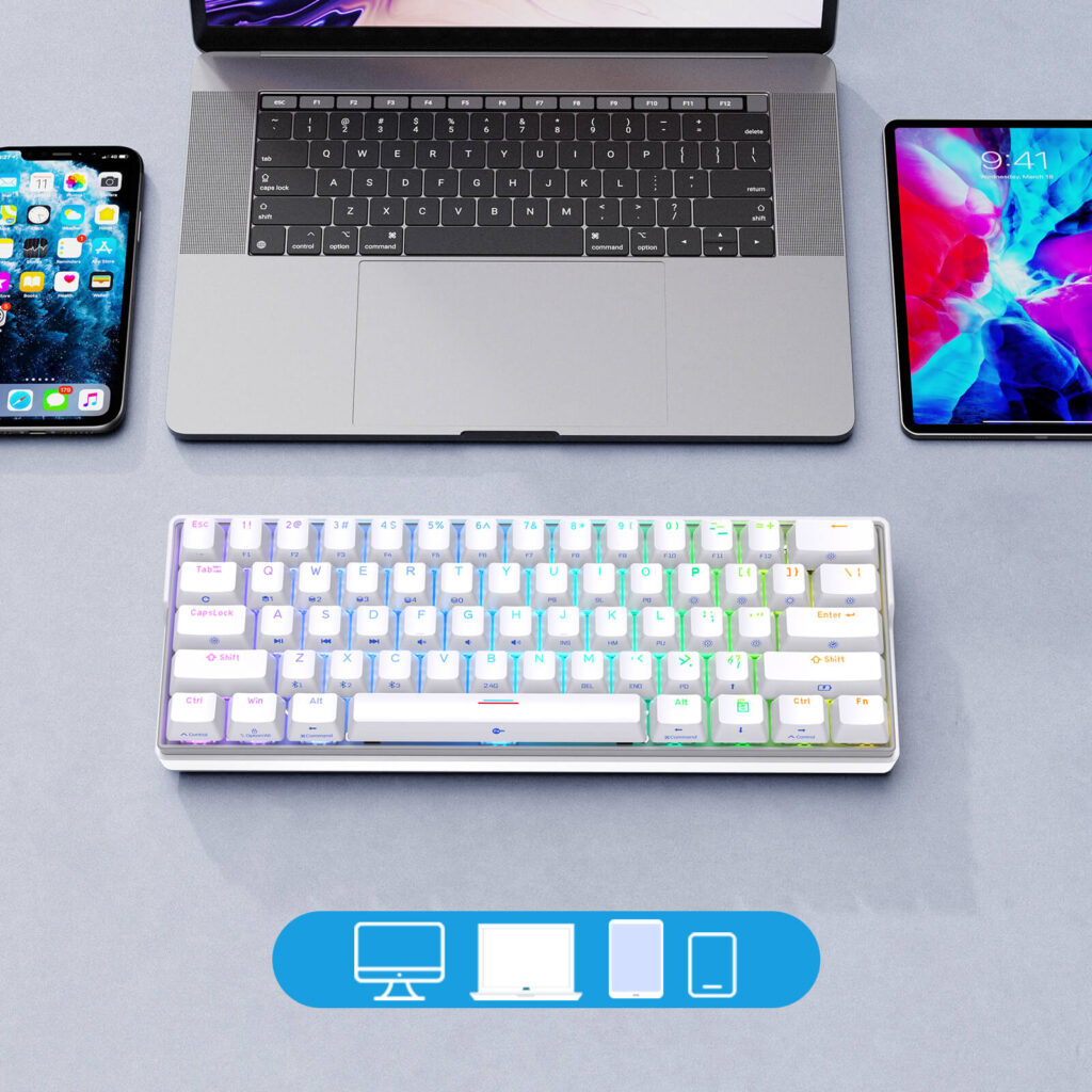 スノーボード KWO Kemove K61 Snowfox | Shadow Mechanical Keyboard - Kemove