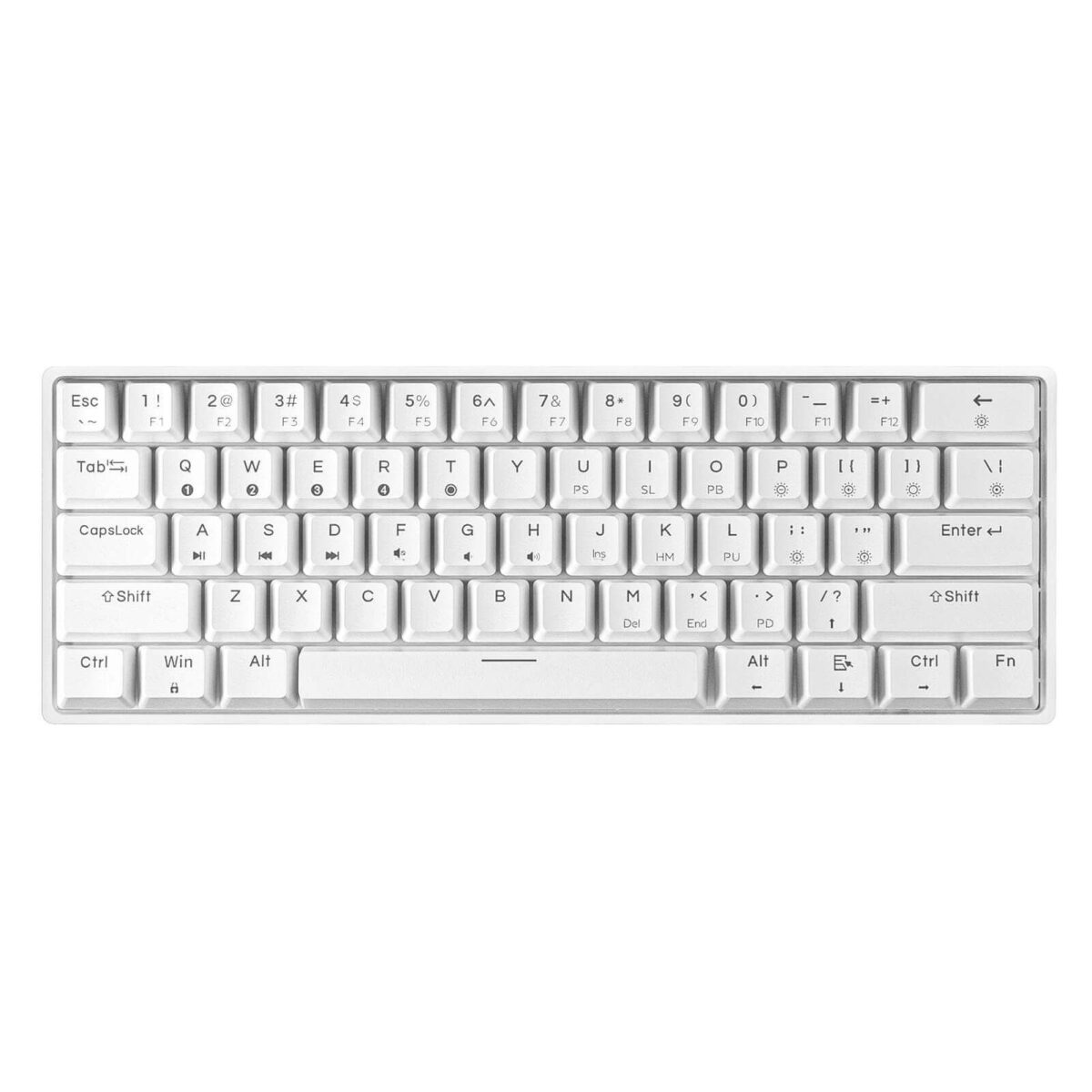 Dierya DK61E Hot-Swappable Mechanical Keyboard - Kemove Mechanical Keyboard